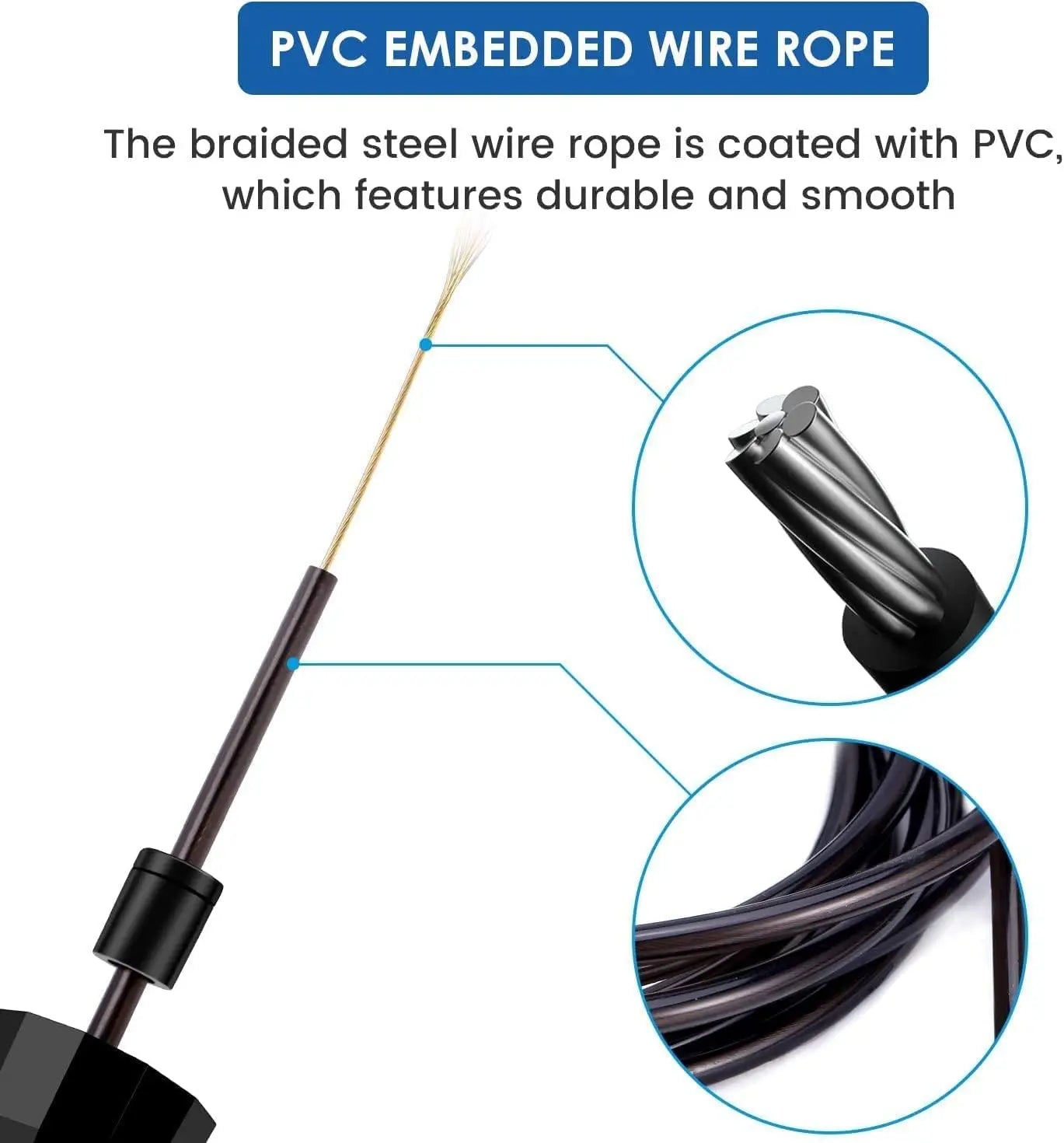 Tangle-Free Speed Jump Rope with Bearings & Foam Handles - World Bazaar Life