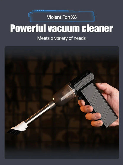 X6 Turbo Jet Fan Turbo Violent Fan Powerful Blower with High Speed Duct Fan Handheld Duct Fan 140000 RPM 53m/s Air Duster Blower
