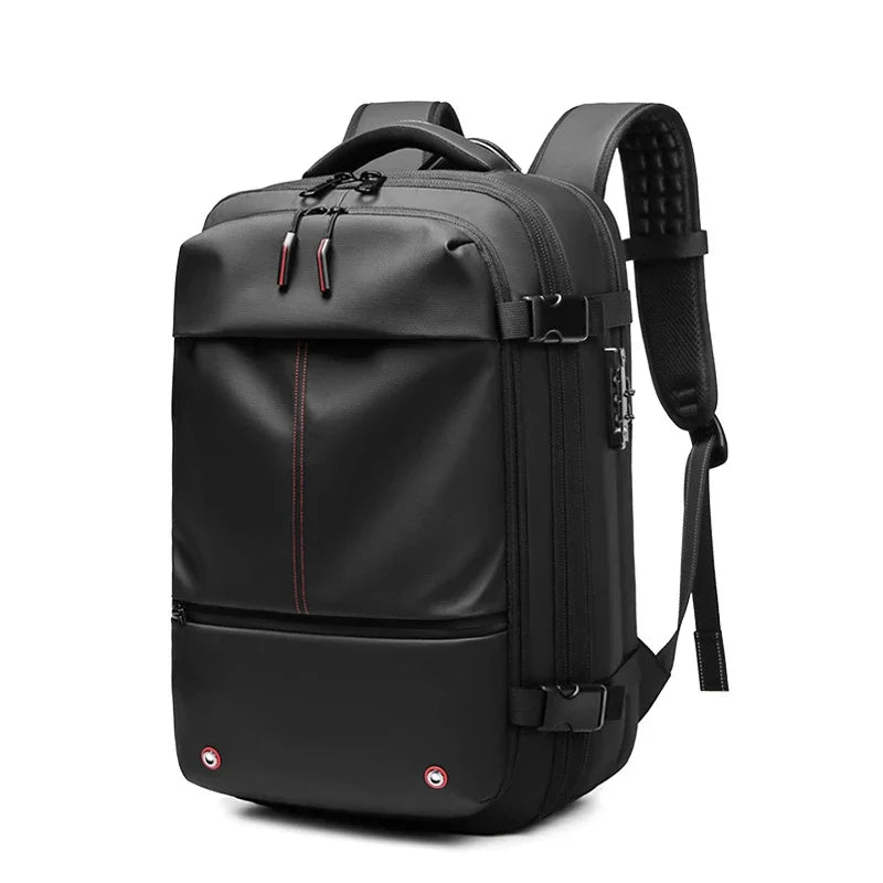 Travel Men 17 inch Laptop Backpack vacuum compression Backpack Business Large Capacity school Backpack expand outdoor backpack - World Bazaar Life