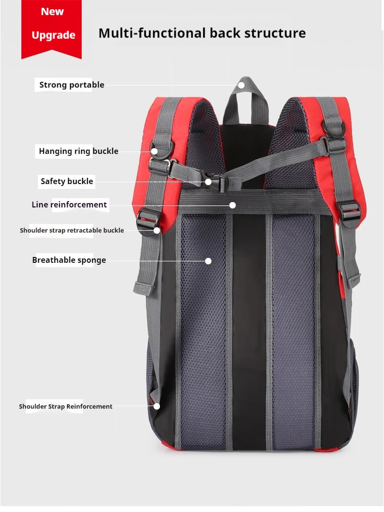 Outdoor Travel Backpack Big Capacity Fashion Travel Backpacks Men Climbing Travel Backpack Classic Sport Travel Backpacks - World Bazaar Life