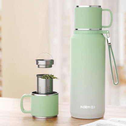 Double Wall Vacuum Flasks Stainless Steel Thermos Bottle for Tea and Coffee Large Capacity Insulated Water Bottle Thermos Cup-World Bazaar Life