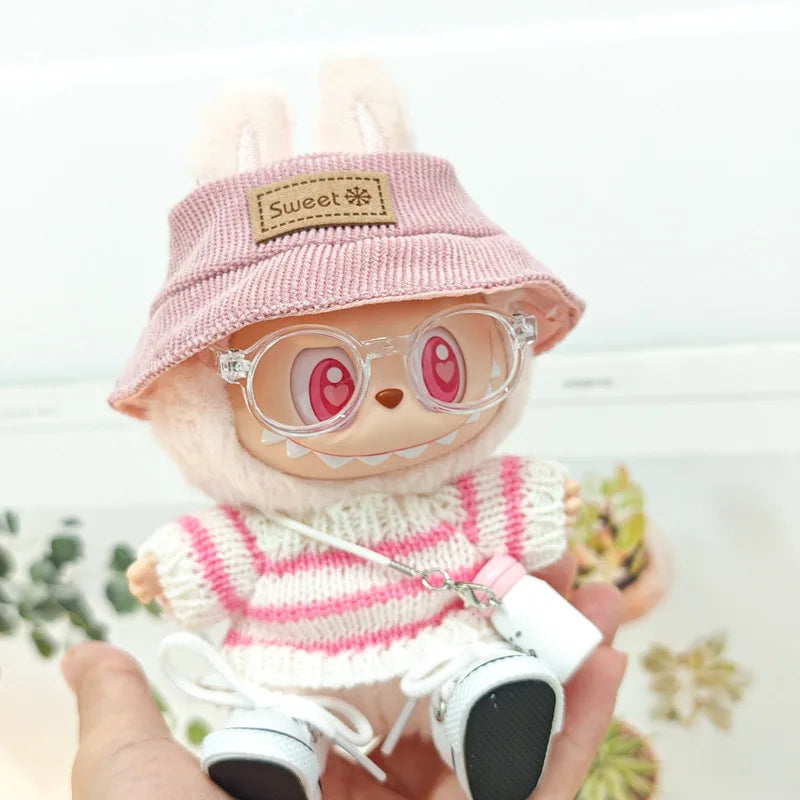 Only Labbubu Clothes Labubu Doll Accessories Kawaii Jewelry Cute Doll Ornament Christmas Gift Creative Labubu Keyring Kids Toys