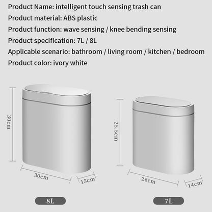 7L Smart Sensor Trash Can – Automatic Touchless Kitchen & Bathroom Bin