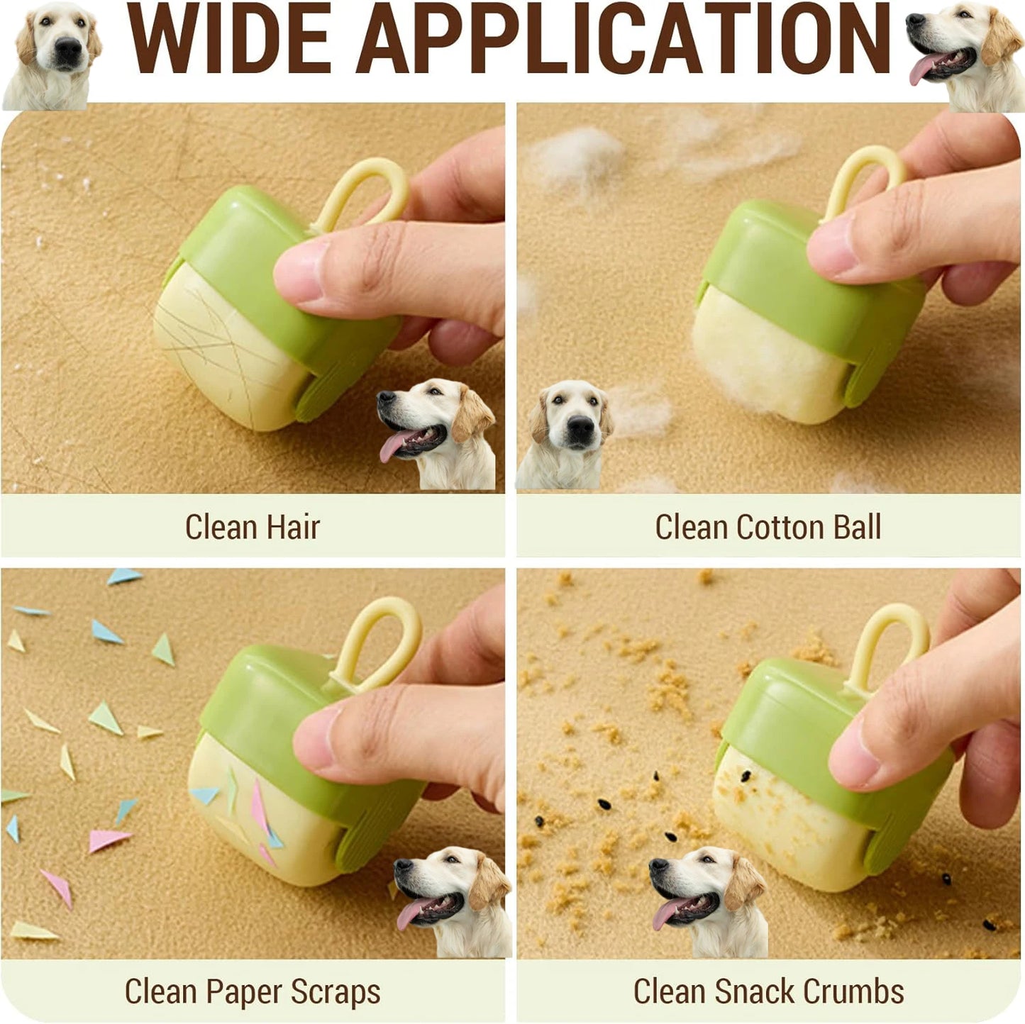 Mini Lint Roller, Hair Remover, Convenient Lint Roller Handle, Washable Sticky Roller Reusable Lint Remover,Portable Hair Remove