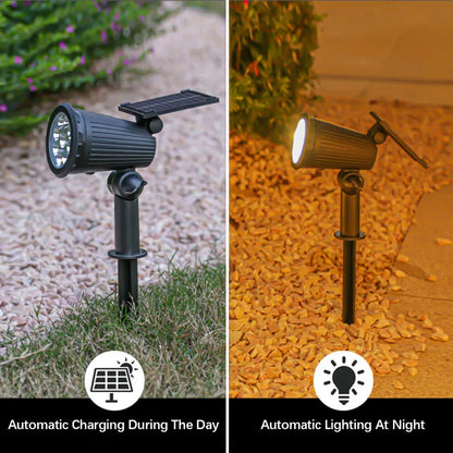 Solar LED Spotlight 9LED Outdoor Adjustable Landscape Light - World Bazaar Life