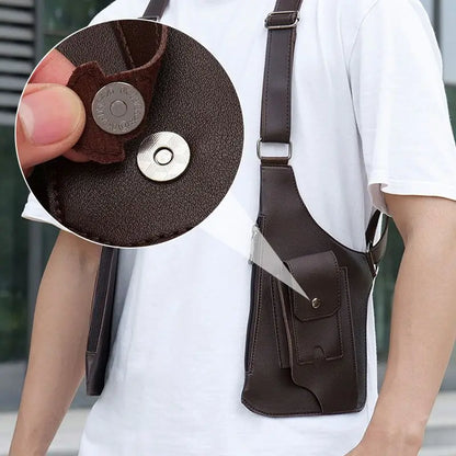 Medieval Leather Holster Bag Viking Cosplay Phone Pouch Men