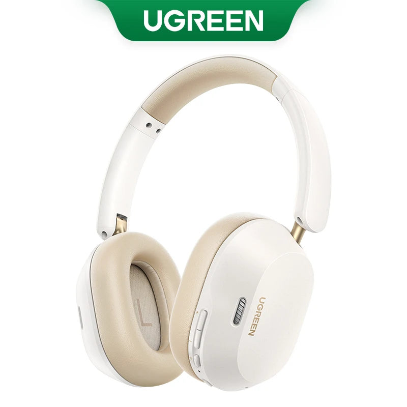 UGREEN Choice Max5c Wireless Bluetooth Headphones 43dB Active Noise Cancellation Hi-Res LDAC 75H Spatial Audio Earbuds Headset-World Bazaar Life