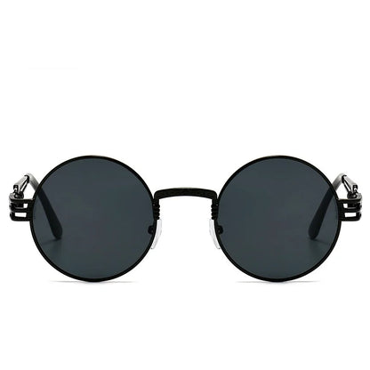 Men's Steampunk Sunglasses Women Fashion Round Glasses Brand Designer Vintage Sun Glasses High Quality Sun Goggles UV400