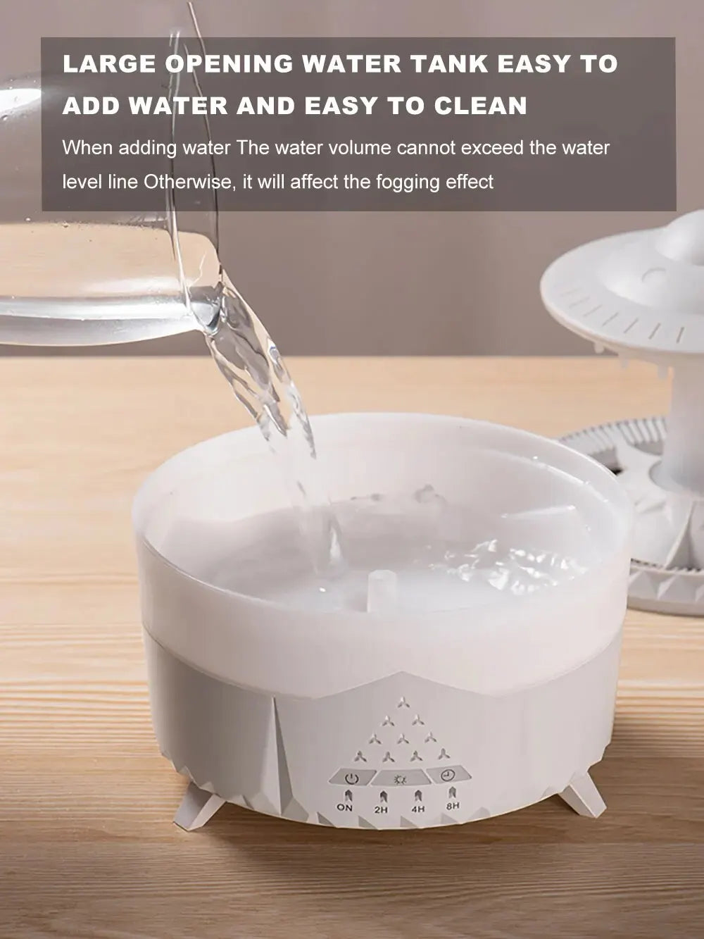 Aierwill Ultrasonic Oil Diffuser & Humidifier with Remote Control.