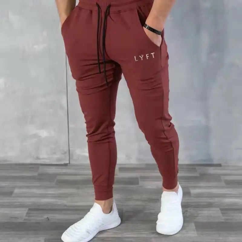 Muscle Fitness Brothers New Summer Trend Casual Sports Pants Outdoor Running Breathable Lightweight Small Foot Pants - World Bazaar Life