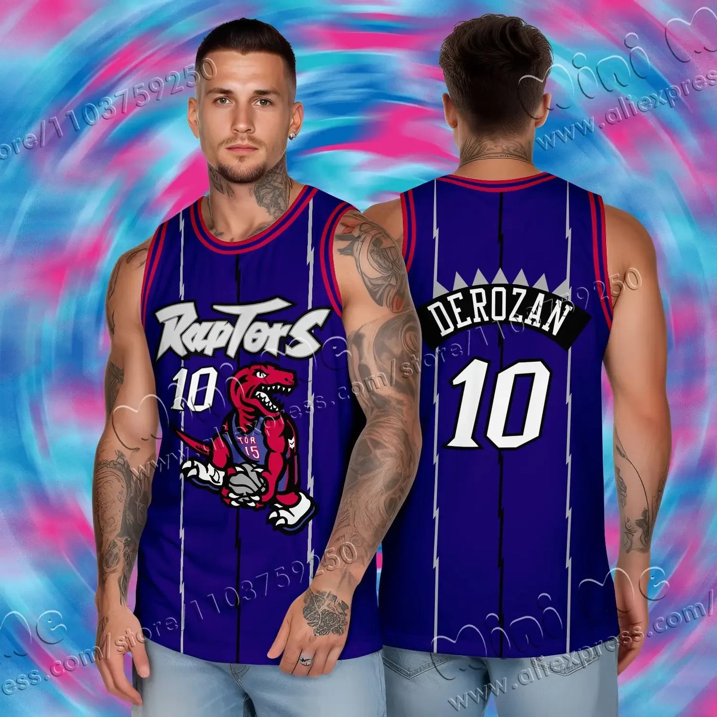 25 Year Raptors 15 Carter Special Retired Retro Shirt Boys and Girls Basketball Set Performance Set Training Set Tank Top Set - World Bazaar Life