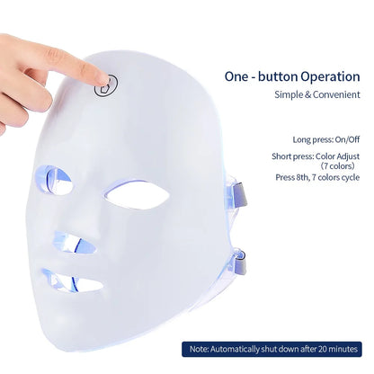 Face Neck Beauty Machine LED Skin Care Tool