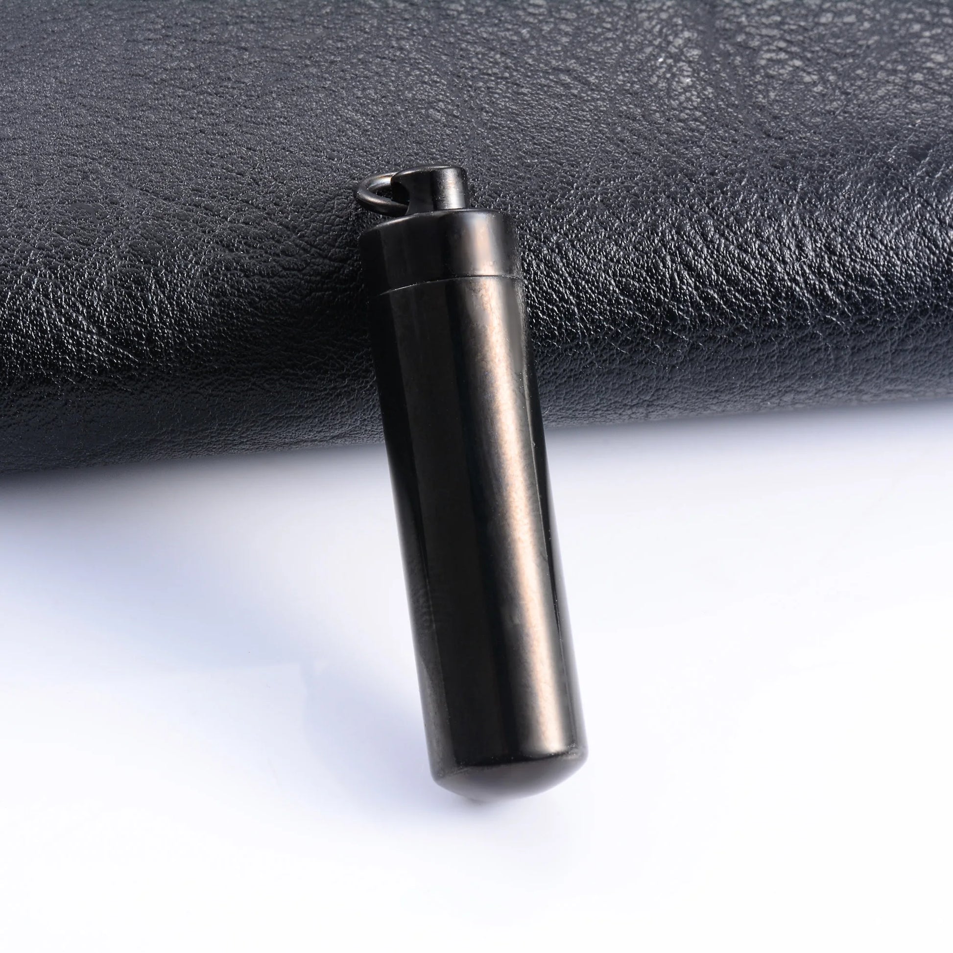 Keepsake Stainless Steel Cylinder Urn Pendant for Pet Ashes Necklace Chain Choker Charms Funeral Cremation Jewelry Accessories - World Bazaar Life
