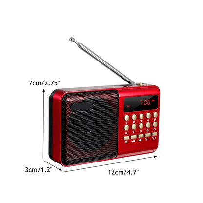 Outdoor Emergency Radio – Hand Crank, Solar, Light & Power Bank