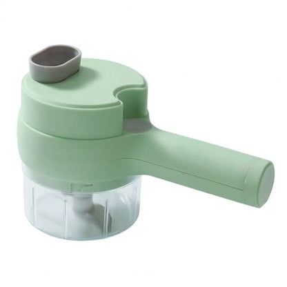 Garlic Grinder With Handle Electric Meat Mincer Garlic Chopper Chili Ginger Fruit Vegetable Onion Cutter  Kitchen Cooking Gadget