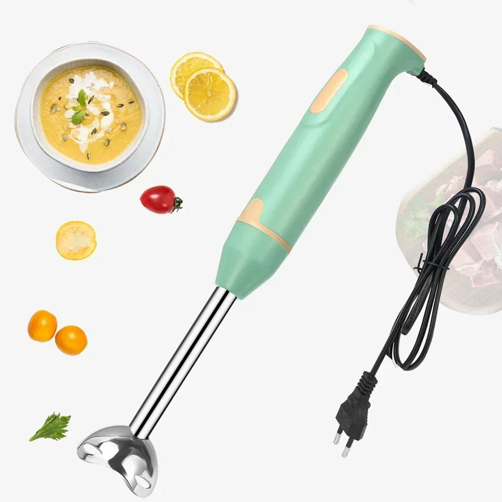 Immersion Hand Stick Blender Electric Food Vegetable Grinder Handheld Stick Mixer for Smoothies Sauces Baby Food Soups-World Bazaar Life