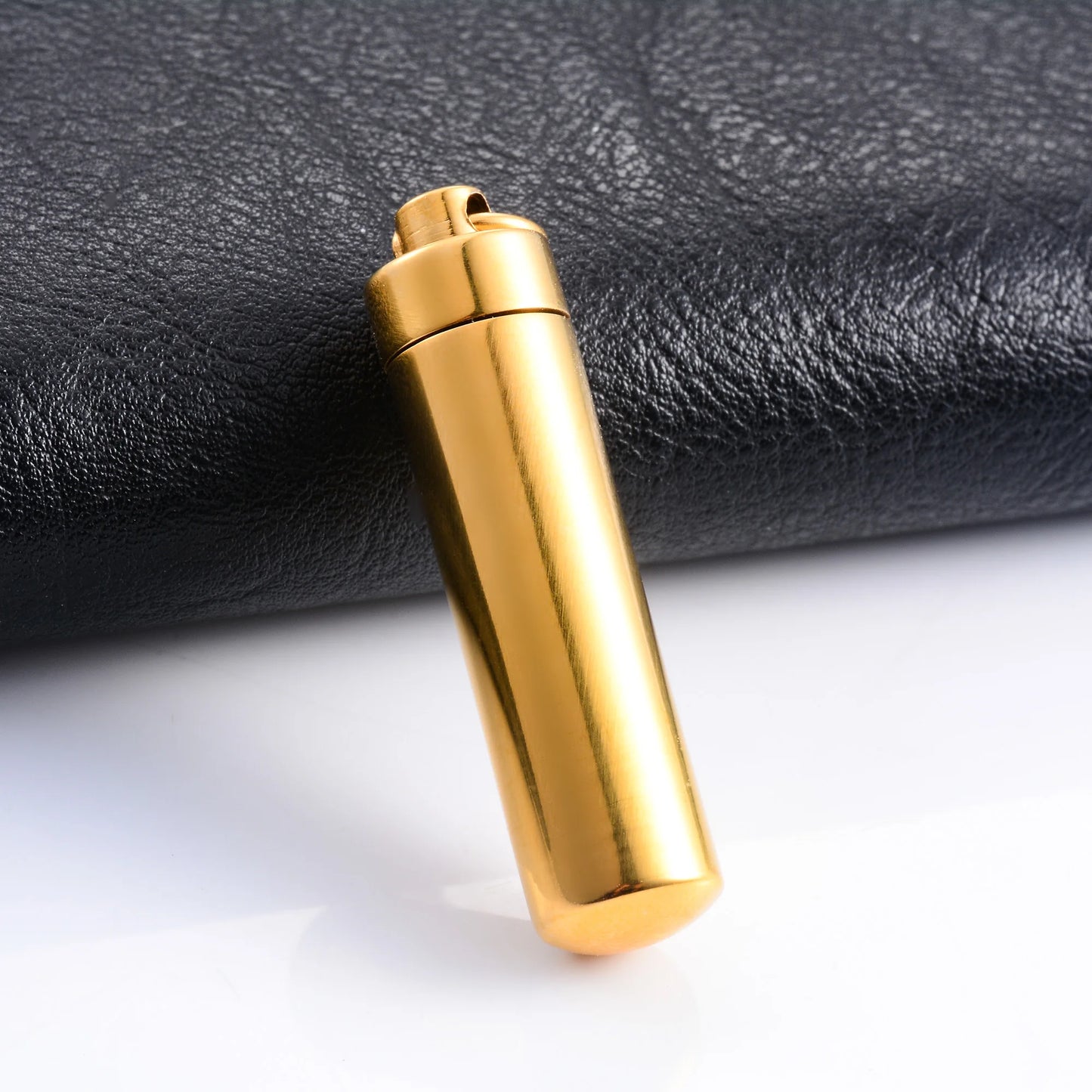 Keepsake Stainless Steel Cylinder Urn Pendant for Pet Ashes Necklace Chain Choker Charms Funeral Cremation Jewelry Accessories - World Bazaar Life