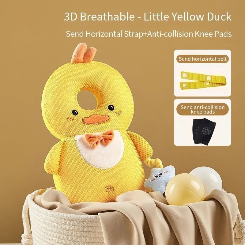 AIBEDILA Newborn Baby Things Mother Kids Items for Babies 1-3T Toddler Baby Head Protector Cartoon Security Baby Pillows AB268 - World Bazaar Life