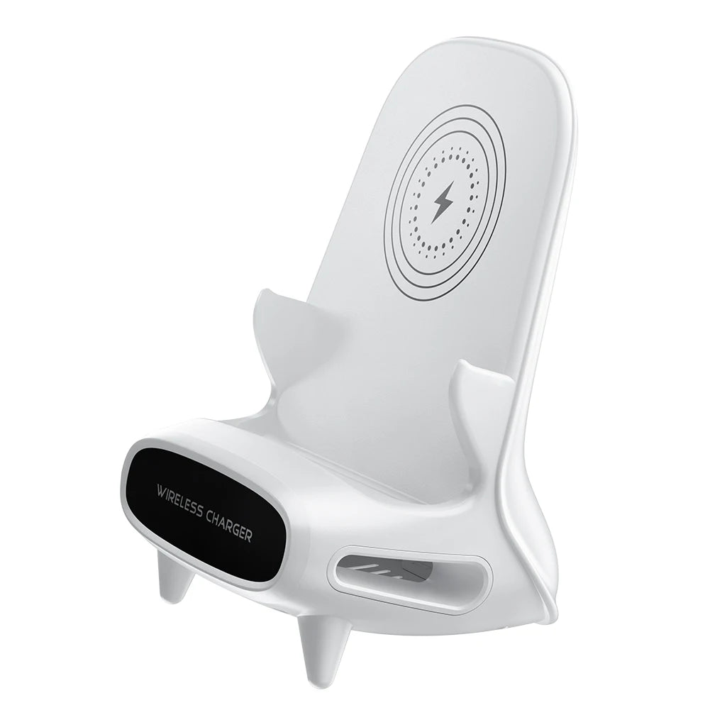 Mobile Phone Holder Mount Wireless Charger Desktop Charger Stand Induction Fast Charge for iPhone Phone Holder