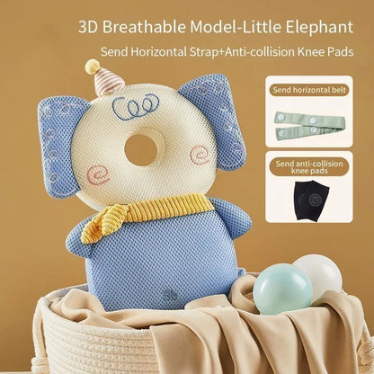 AIBEDILA Newborn Baby Things Mother Kids Items for Babies 1-3T Toddler Baby Head Protector Cartoon Security Baby Pillows AB268 - World Bazaar Life