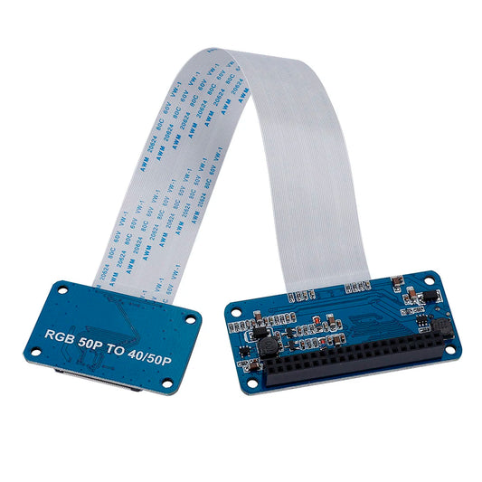 RGB LCD Driver Board Kit DPI Driver 50Pin to 40Pin Adapter Board For Raspberry Pi - World Bazaar Life