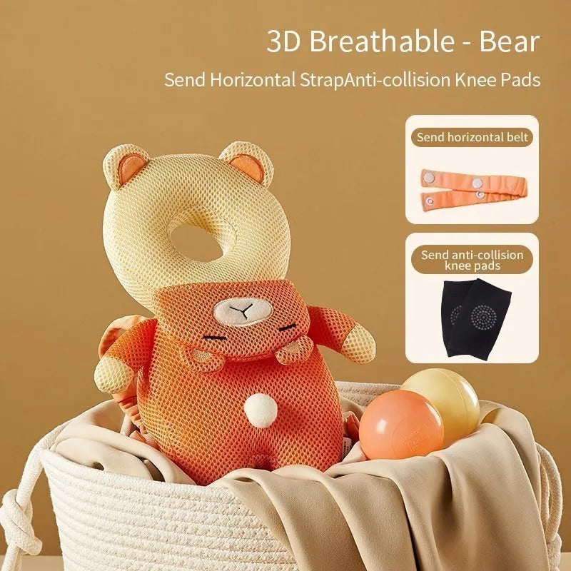 AIBEDILA Newborn Baby Things Mother Kids Items for Babies 1-3T Toddler Baby Head Protector Cartoon Security Baby Pillows AB268 - World Bazaar Life