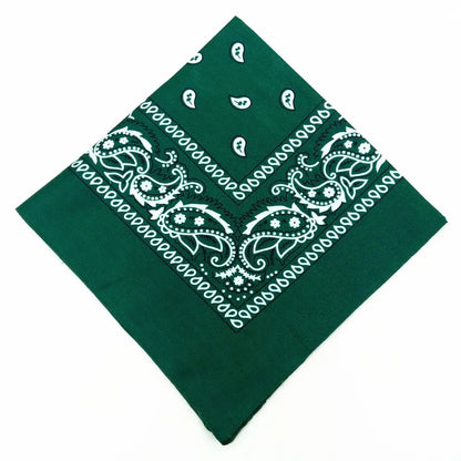 Unisex Men Women Bandana Hairband Cowboy Mens Biker Sports Headwear Wrist Hairwrap Single Sided Head Wrap Scarf Paisley - World Bazaar Life