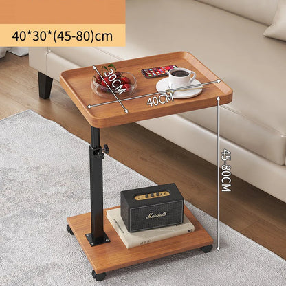 Adjustable Overbed Laptop Desk – Rolling Sofa Side Tray Table