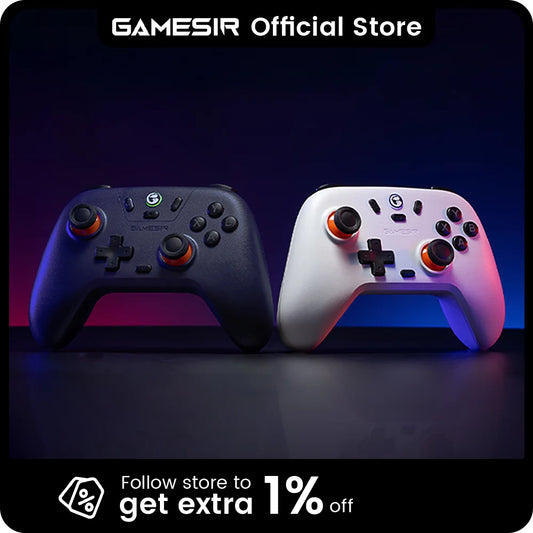 GameSir Nova Lite Wireless Switch Controller Bluetooth Gamepad with Hall Effect for Nintendo Switch iPhone Android Phone PC-World Bazaar Life