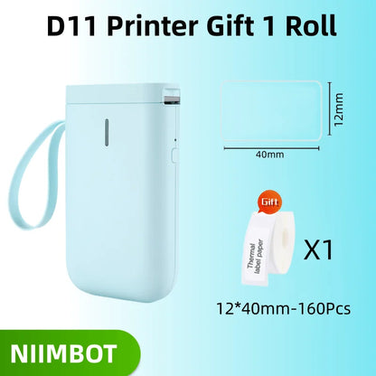 Quality product NIIMBOT D11 Thermal Label Maker Machine Portable , No Ink Wireless Technology for Office Home
