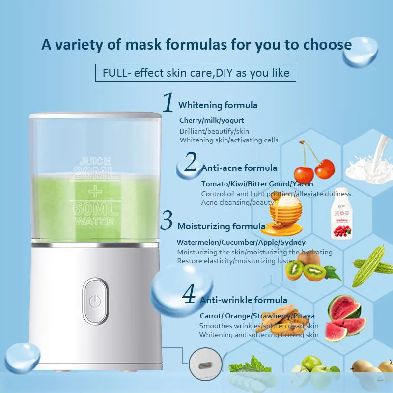 DIY Face Mask Maker Machine – Natural Fruit & Collagen Facial Spa Device