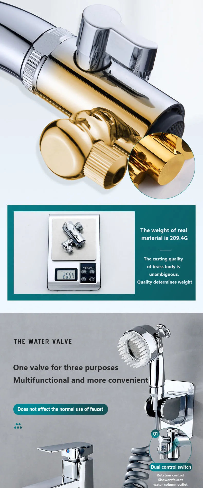 Universal Faucet Bubbler Anti-Splash Extender for Washbasin - World Bazaar Life