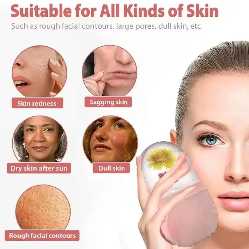 Ice Roller for Face – Reusable Silicone Facial Massager-World Bazaar Life