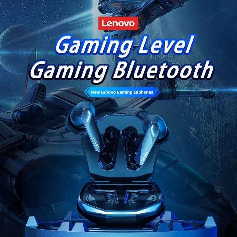 Lenovo GM2 Pro Bluetooth 5.3 Earphones Sports Headset Wireless In-Ear Gaming Low Latency Dual Mode Music Headphones New-World Bazaar Life