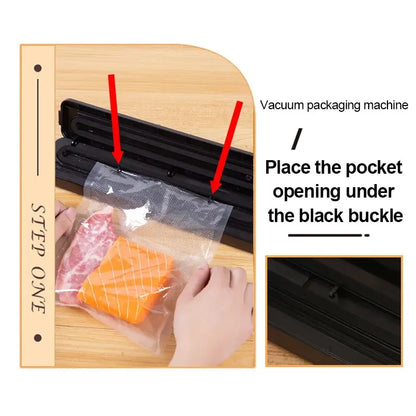 Xiaomi Electric Vacuum Sealer Food Sealer Machine Foods Fresh Storage Vacuum Sealer Machine Plastic Bags Sealer For Storage Food - World Bazaar Life