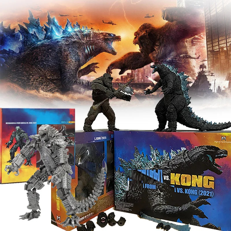 SHM Kong Godzilla vs. Kong 2021 PVC Action Figure Monster Toy - World Bazaar Life
