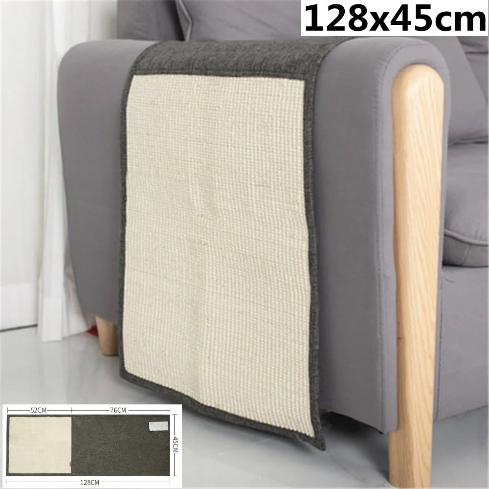 Sisal Mat Cat Claw Pad, Anti-cat Scratching Pad, Suitable for Sofa, Table Furniture, Cat Climbing Frame Protection