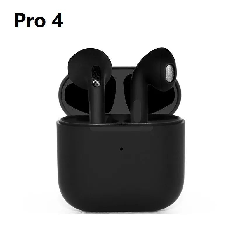 Pro 4 TWS Wireless Headphones Earphone Bluetooth-compatible 5.3 Waterproof Headset with Mic for Xiaomi iPhone Pro4 Earbuds - World Bazaar Life