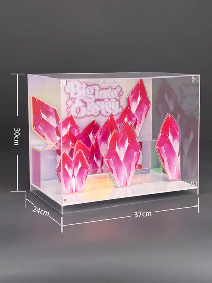 Labubu High-Energy Plu Keychain Series Inteated Display Box Bubble Monster Toy Cany Cartoon Anime Collectible Item