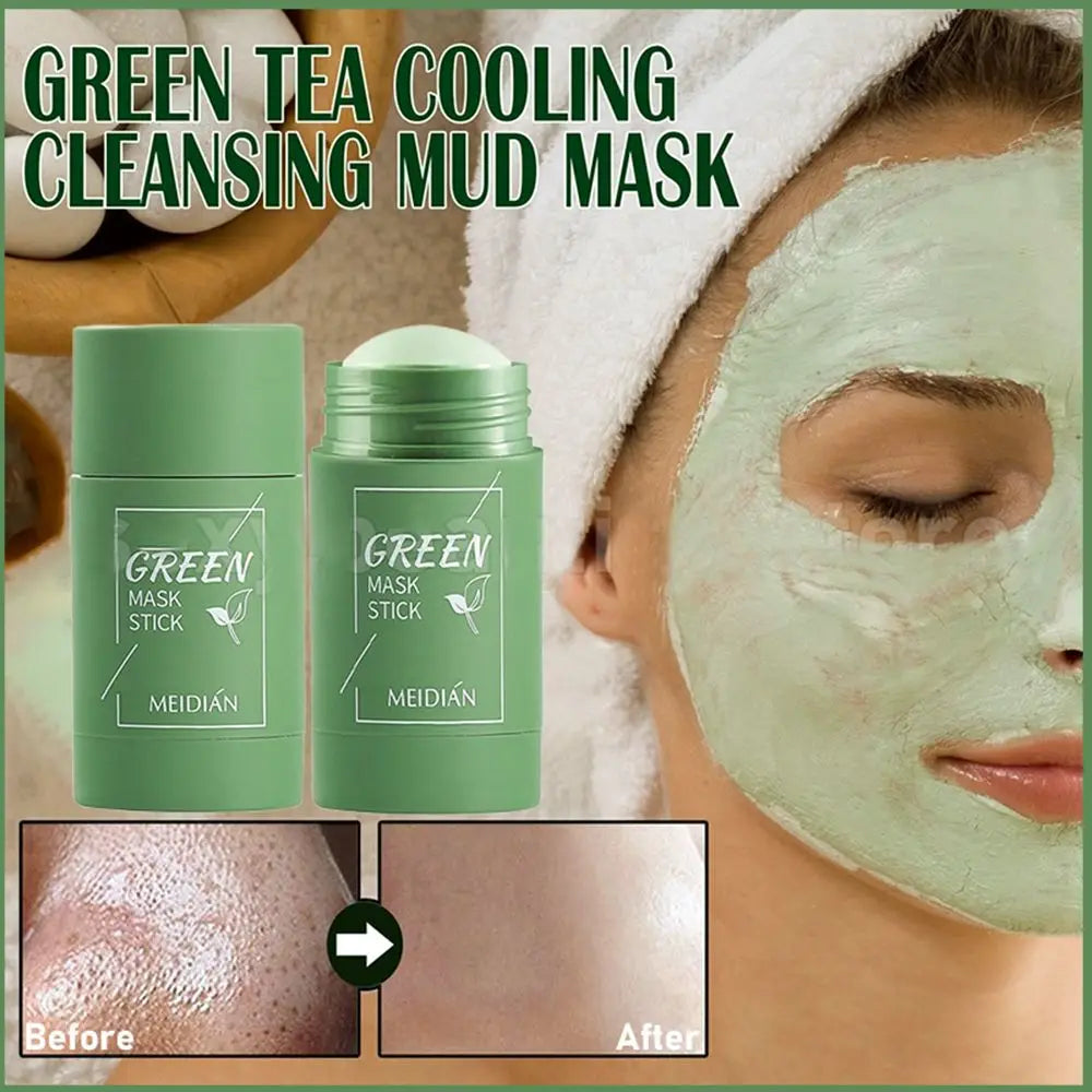 Green Tea Purifying Mask Stick - Deep Cleansing, Oil Control & Moisturizing.
