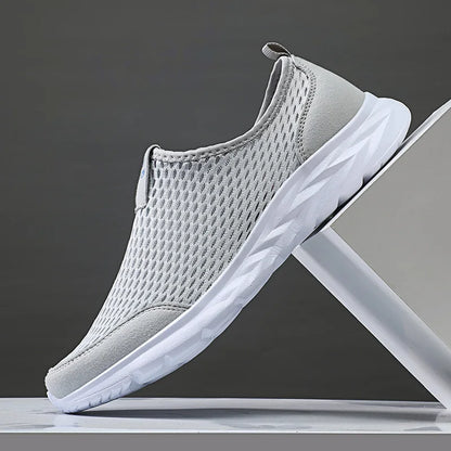 YRZL Men's Breathable Mesh Sneakers - Lightweight & Non-Slip