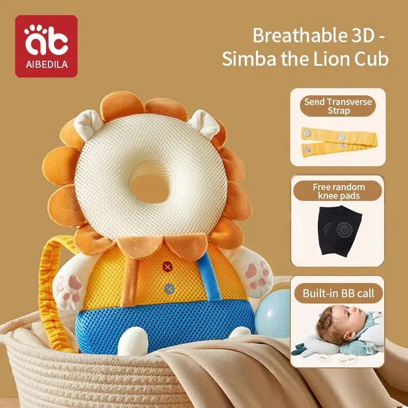 AIBEDILA Newborn Baby Things Mother Kids Items for Babies 1-3T Toddler Baby Head Protector Cartoon Security Baby Pillows AB268 - World Bazaar Life