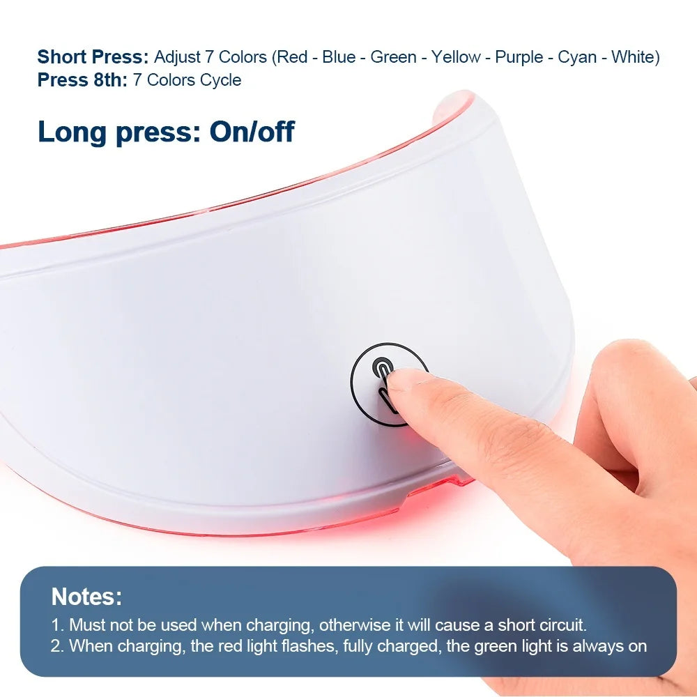 Face Neck Beauty Machine LED Skin Care Tool