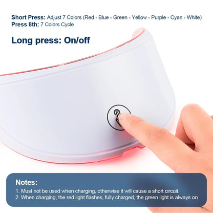 Face Neck Beauty Machine LED Skin Care Tool