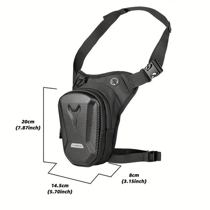 Men's Motorcycle Leg Bag Camping Leisure Waist Bag Waist Bag Travel Hiking Mountaineering Outdoor Pocket Waterproof