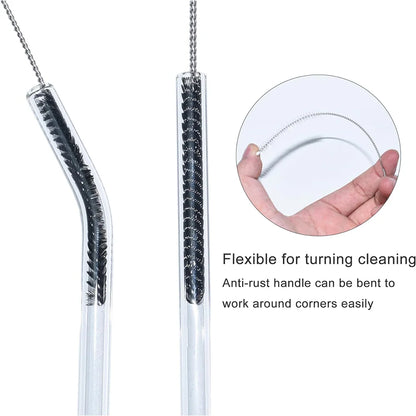 10PCS Multifunctional Nylon Cleaning Brush Set for Straw, Tube & Keyboard - World Bazaar Life