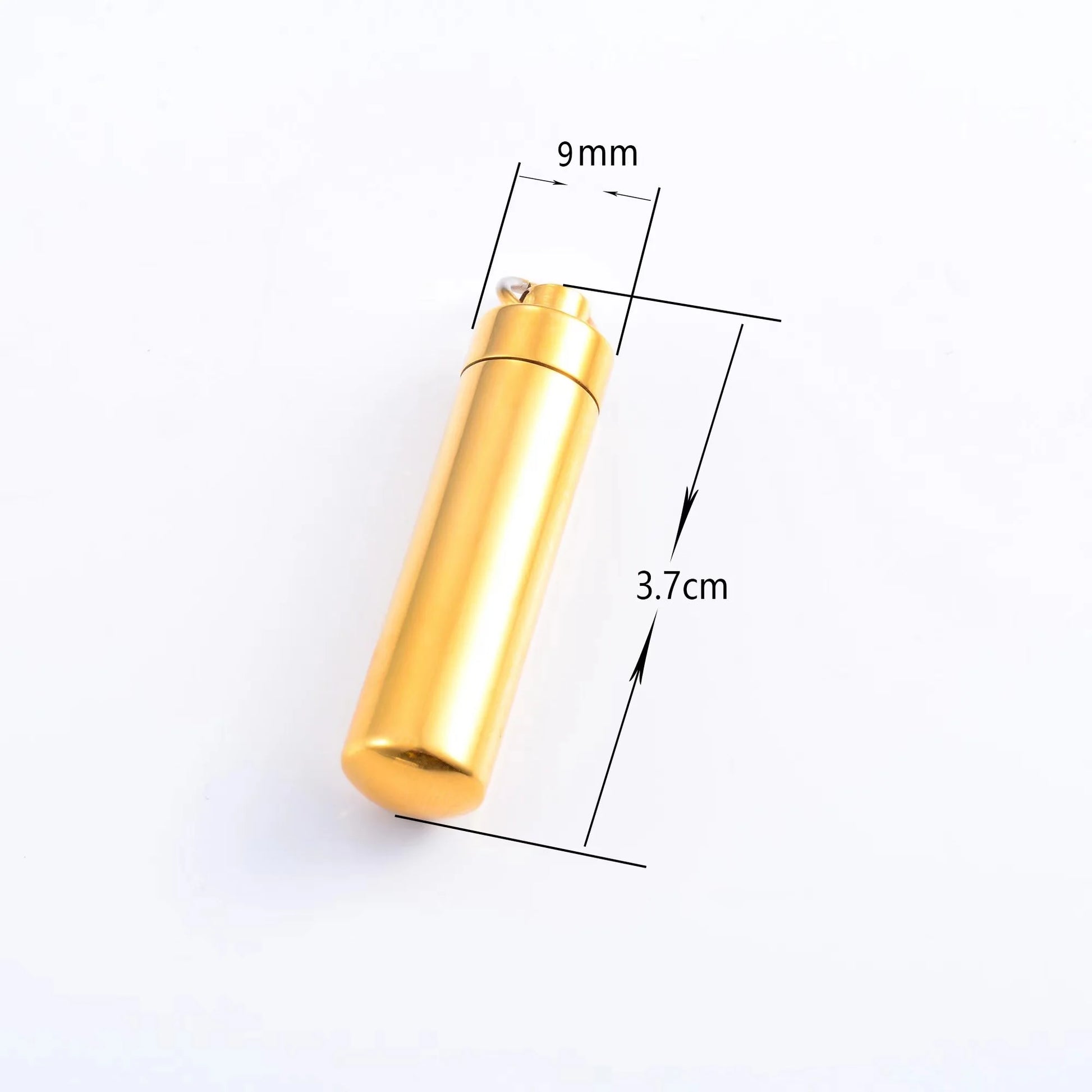 Keepsake Stainless Steel Cylinder Urn Pendant for Pet Ashes Necklace Chain Choker Charms Funeral Cremation Jewelry Accessories - World Bazaar Life