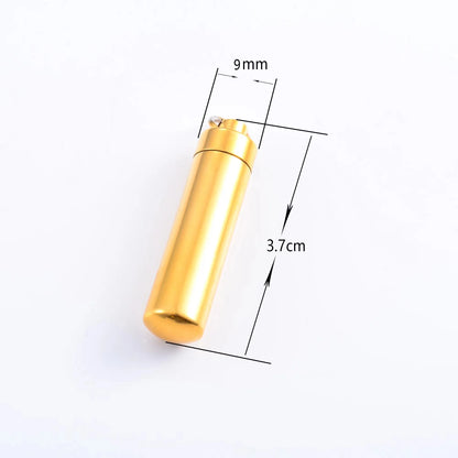 Keepsake Stainless Steel Cylinder Urn Pendant for Pet Ashes Necklace Chain Choker Charms Funeral Cremation Jewelry Accessories - World Bazaar Life