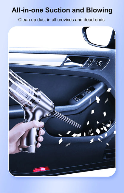 Car Vacuum Cleaner Strong Suction Cleaning Mini Machine Wireless Portable Handhled Blower Machine Air Duster for Home Appliances - World Bazaar Life
