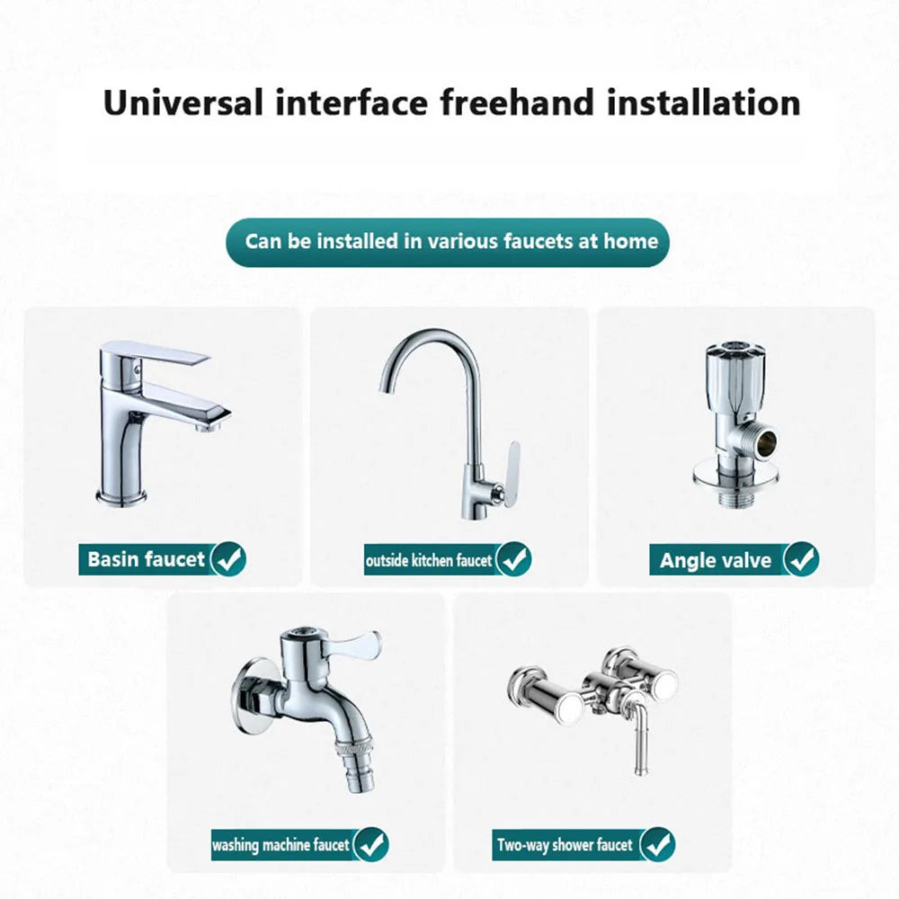 Universal Faucet Bubbler Anti-Splash Extender for Washbasin - World Bazaar Life